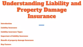 Understanding Liability and Property Damage Insurance