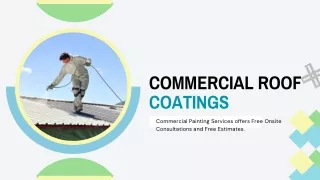 Welcome To  Commercial Painting Company