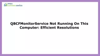 qbcfmonitorservice not running on this computer