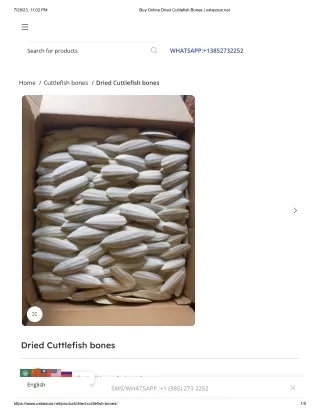Online Dried Cuttlefish Bone Suppliers - Oxbezoar.net