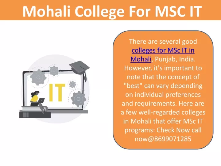 mohali college for msc it