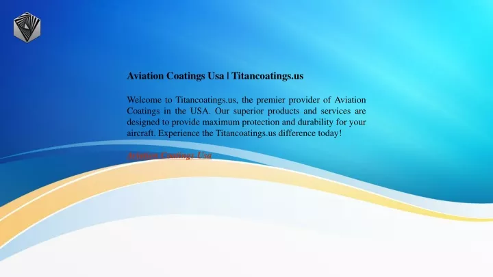 aviation coatings usa titancoatings us welcome