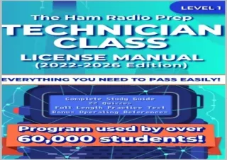 Download (PDF) The Ham Radio Prep Technician Class License Manual (2022 - 2026)