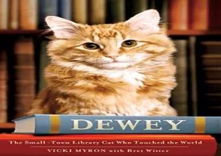 Download (PDF) Dewey: The Small-Town Library Cat Who Touched the World