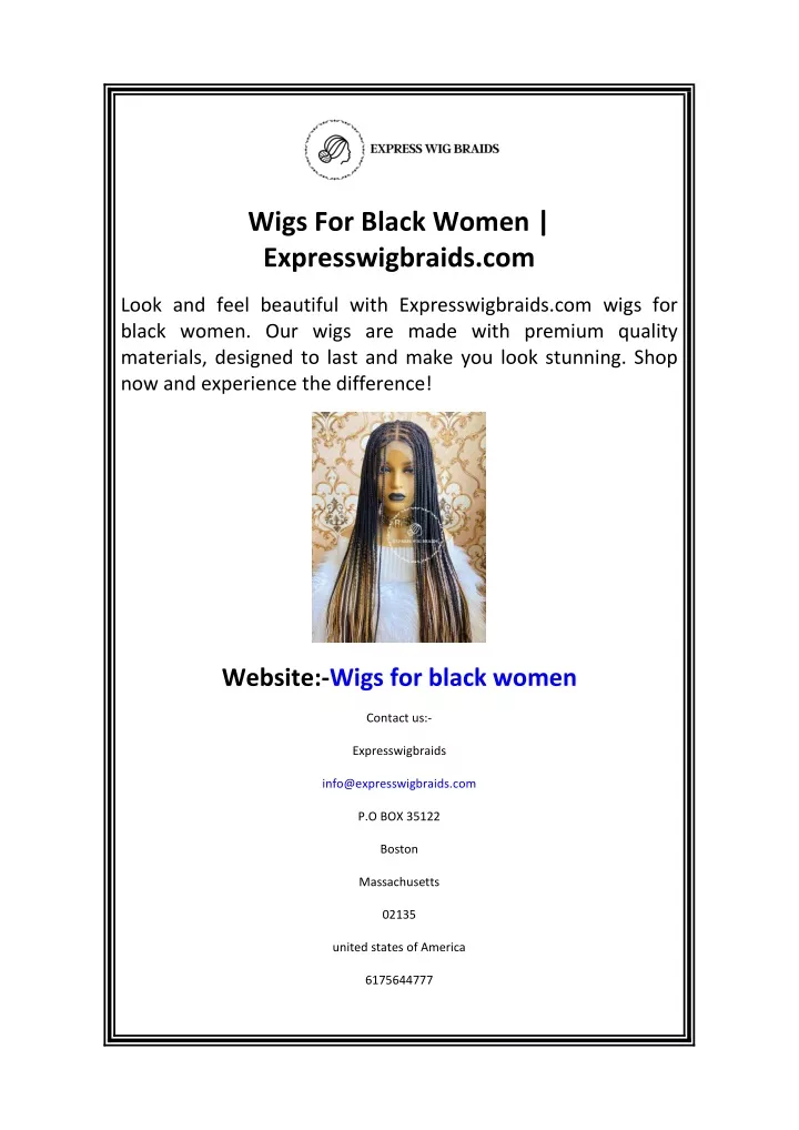 wigs for black women expresswigbraids com