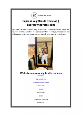 express wig braids reviews expresswigbraids com