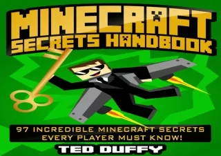 DOWNload ePub Minecraft: Secrets Handbook: 97 Incredible Minecraft Secrets Every