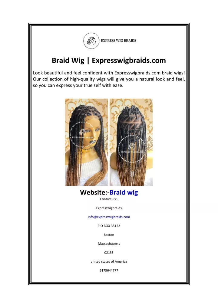 braid wig expresswigbraids com