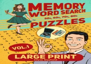 PdF dOwnlOad Large Print Memory Word Search Puzzles For Seniors: A Collection of