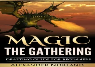 Pdf Book Magic The Gathering: Drafting Guide For Beginners: Strategy, Deck Build