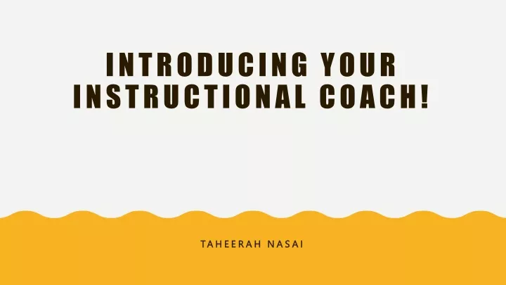 introducing your instructional coach