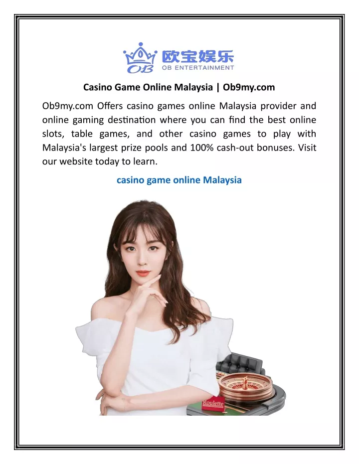 casino game online malaysia ob9my com