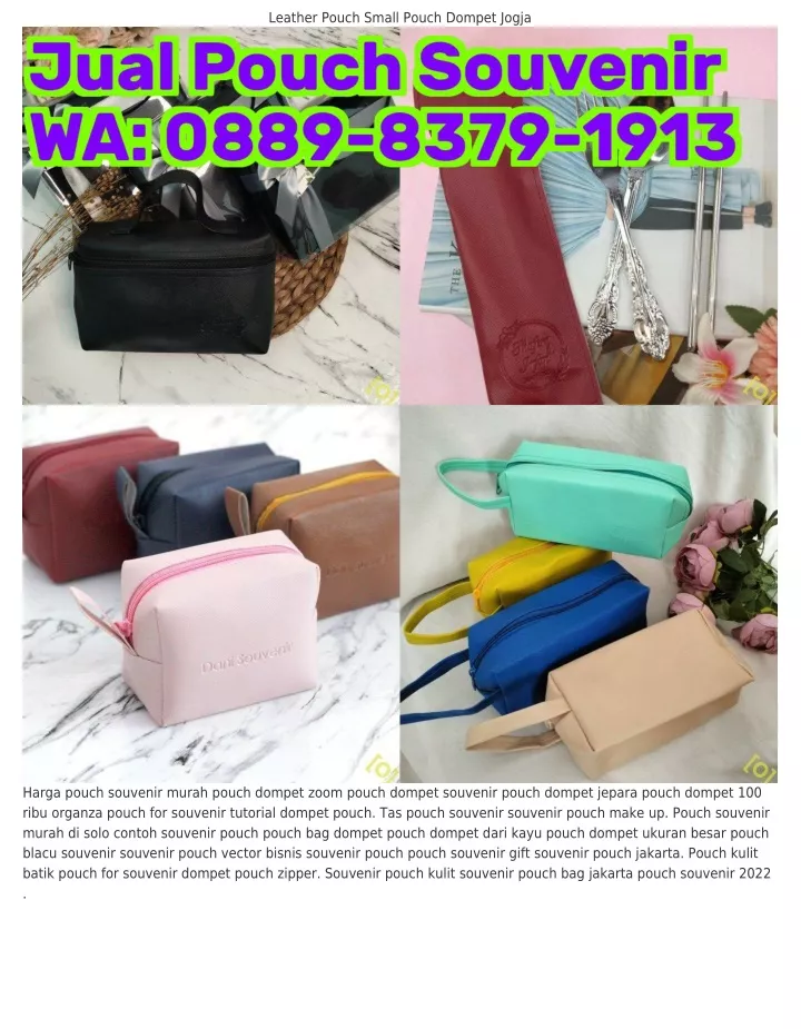 leather pouch small pouch dompet jogja