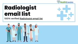 Secure Your Marketing Campaign with our Privacy-Compliant radiologist email list