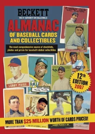 PDF_ Beckett Almanac of Baseball Cards and Collectibles 2007
