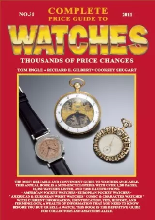 Read ebook [PDF] Complete Price Guide to Watches 2011