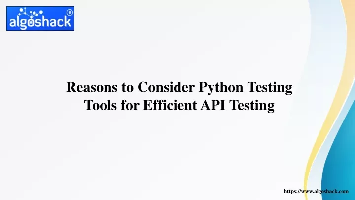 reasons to consider python testing tools