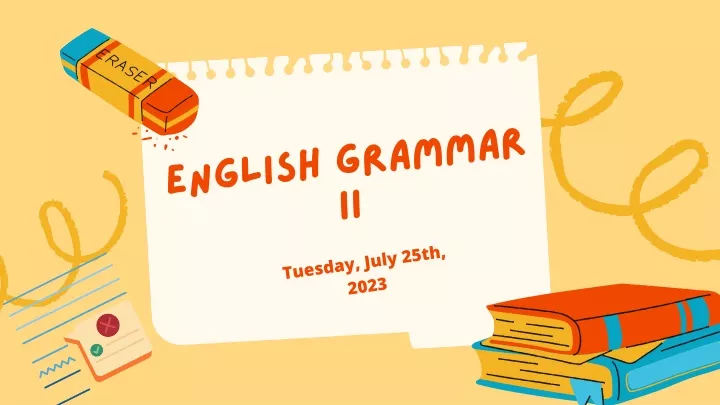 english grammar ii