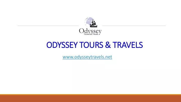 odyssey tours travels