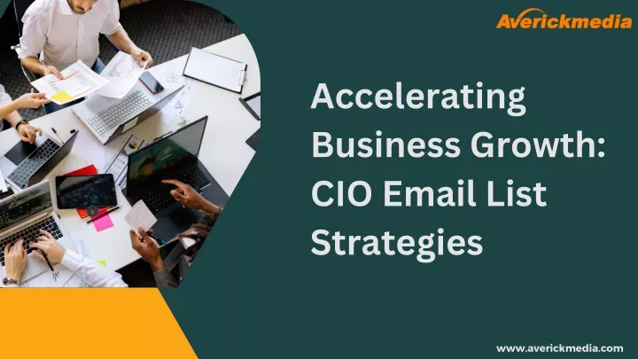 accelerating business growth cio email list