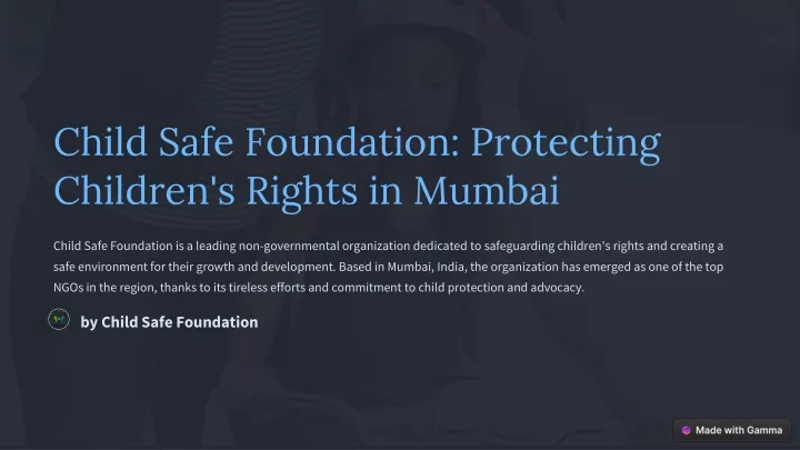 child safe foundation protecting children