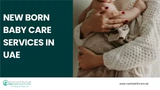 New born baby care services in uae