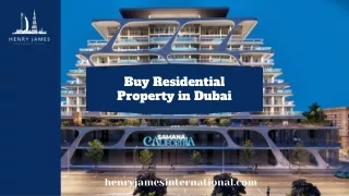 Buy Residential Property in Dubai-henryjamesinternational.com