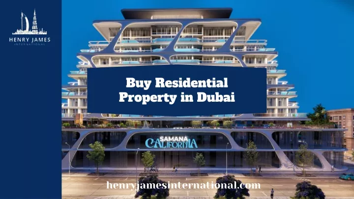 buy residential property in dubai