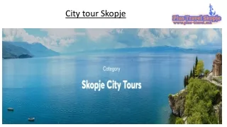 City tour Skopje