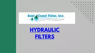 Hydraulic Filters - East Coast Filter