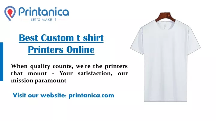 best custom t shirt printers online