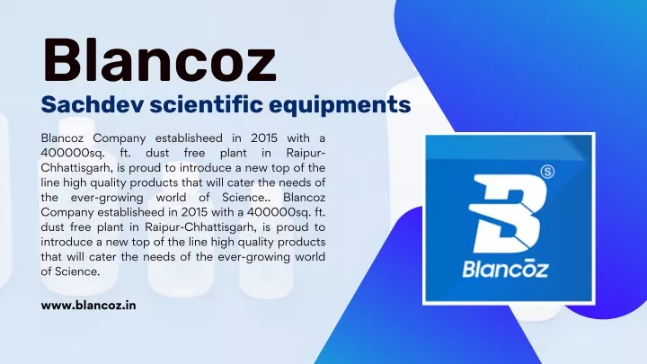 blancoz sachdev scientific equipments
