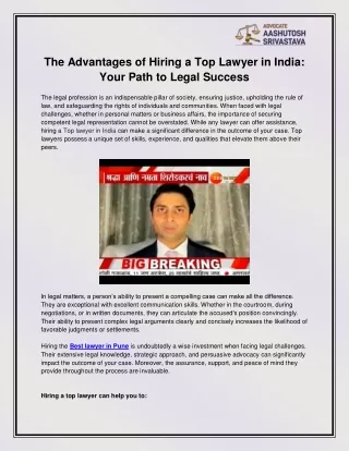 Best lawyer in Pune