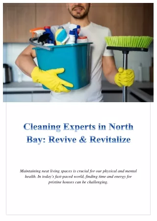 Regular Cleaning Service, Cleaning Service in North Bay, Home Cleaning Service