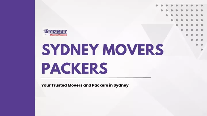 sydney movers packers