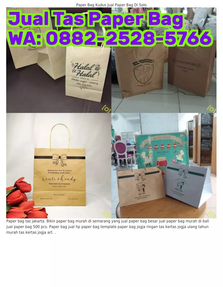 paper bag kudus jual paper bag di solo