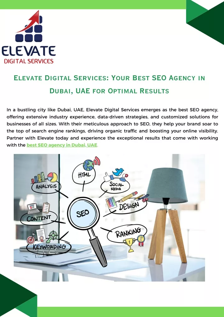 elevate digital services your best seo agency