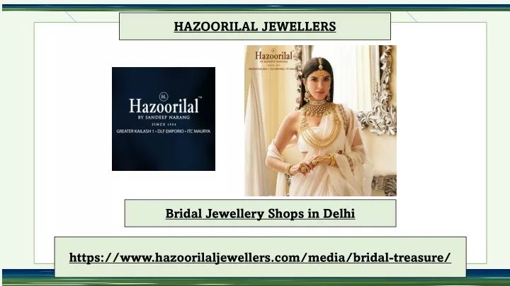 hazoorilal jewellers