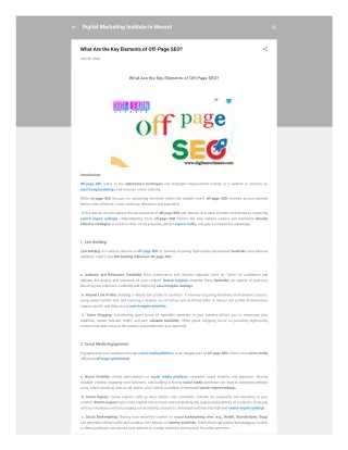 digital marketing institute in meerut