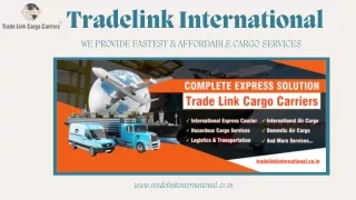 Best International Courier | Tradelinkinternational.co.in