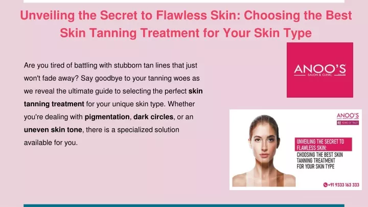 PPT - Unveiling the Secret to Flawless Skin_ Choosing the Best Skin 