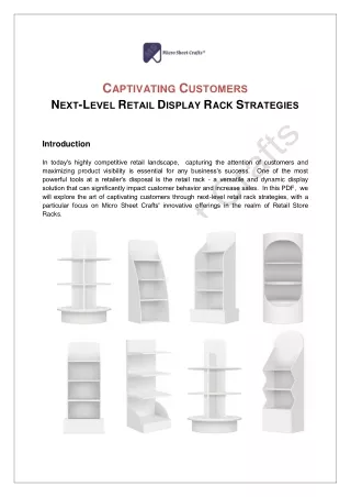 Captivating Customеrs: Nеxt-Lеvеl Rеtail Display Rack Stratеgiеs