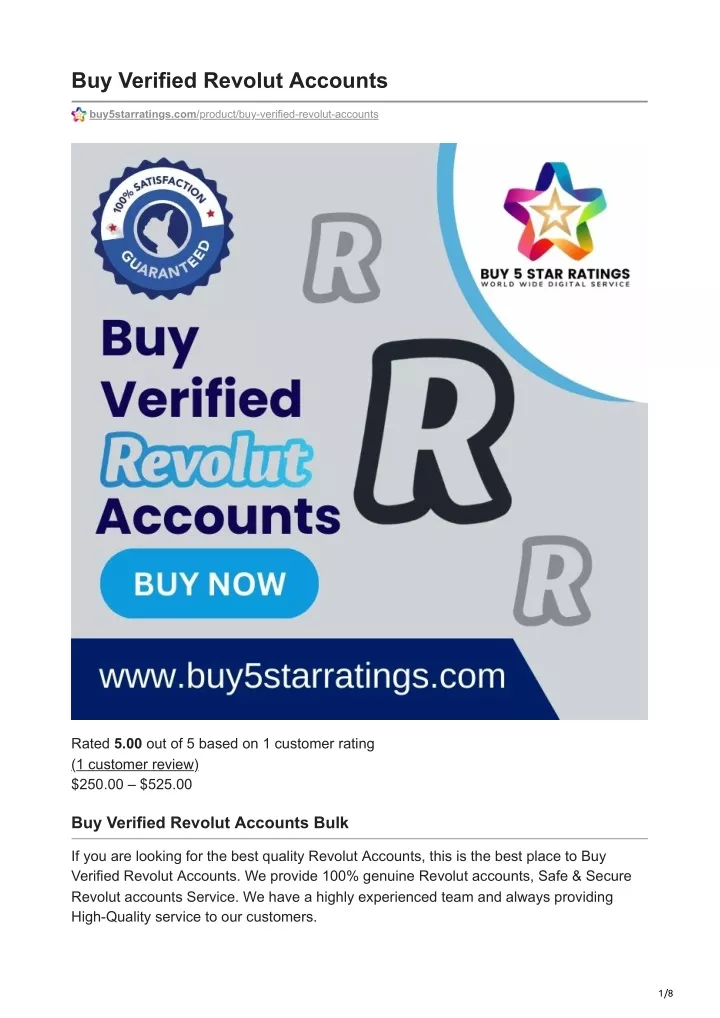 buy verified revolut accounts