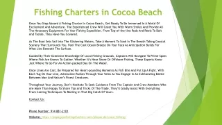 Fishing Charters in Cocoa Beach