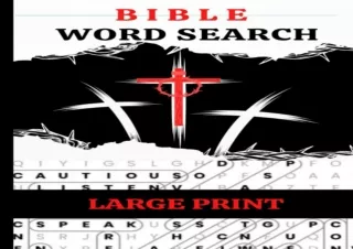 Ebook download Bible Word Search Large Print Christian Faith Biblical Word Search Puzzles for Seniors and Adults with Bi