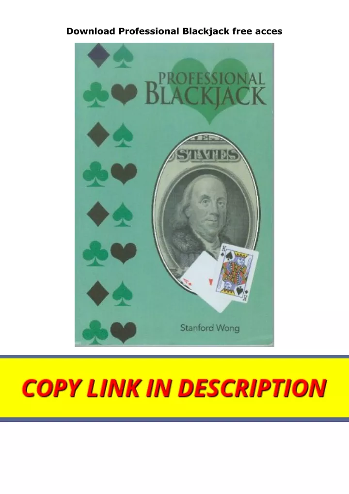 download professional blackjack free acces