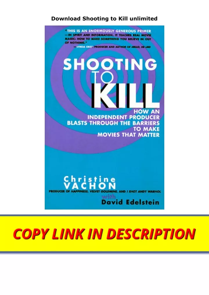 download shooting to kill unlimited