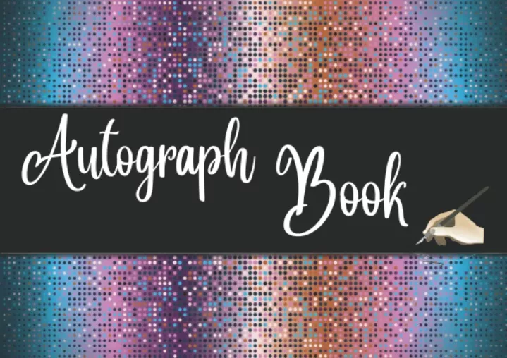 download pdf autograph book blank unlined