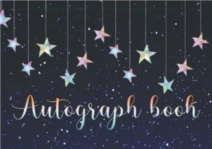 download pdf autograph book blank unlined pages