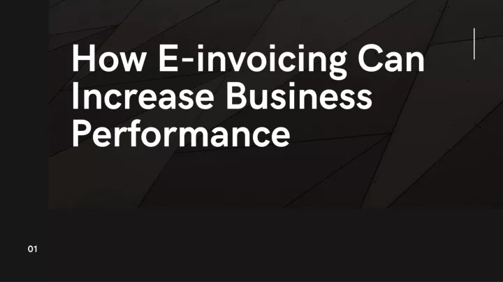 how e invoicing can increase business performance